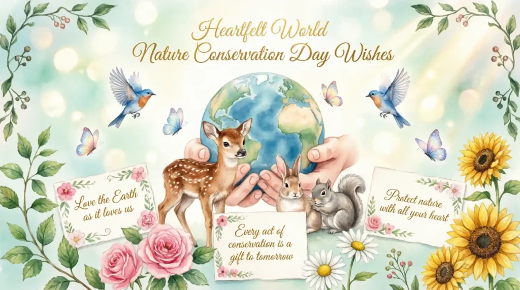 Heartfelt World Nature Conservation Day Wishes