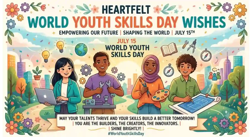 Heartfelt World Youth Skills Day Wishes