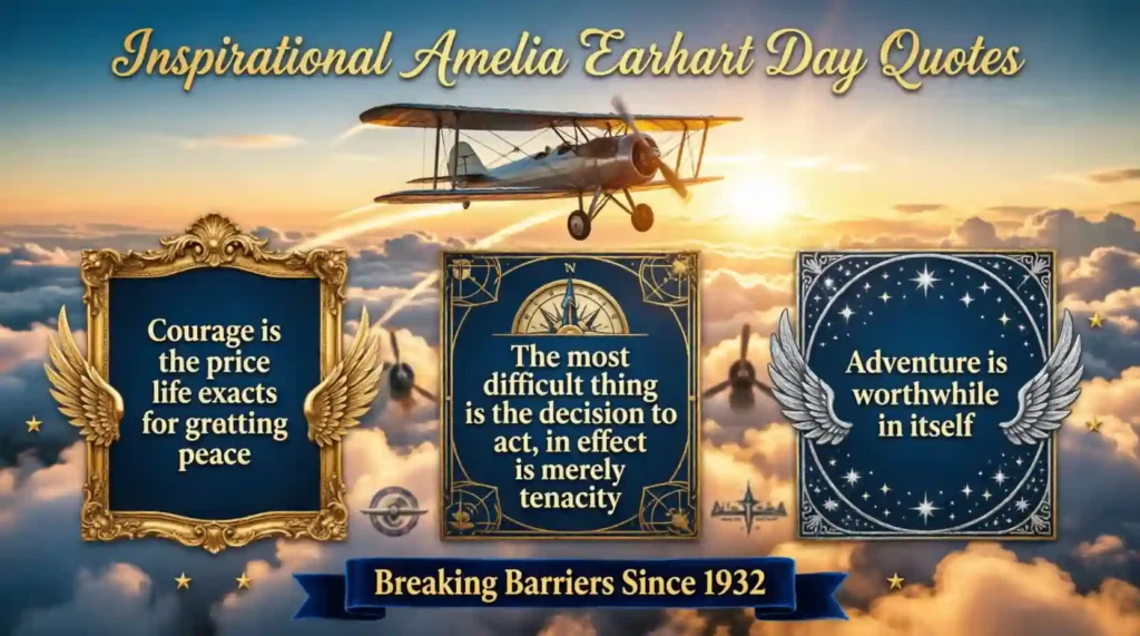 Inspirational National Amelia Earhart Day Quotes