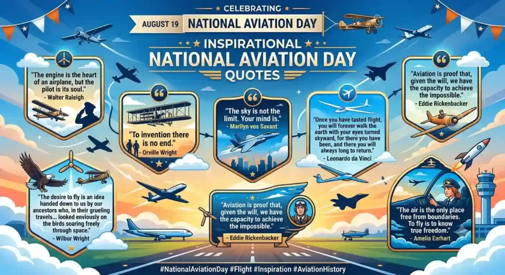 Inspirational National Aviation Day Quotes