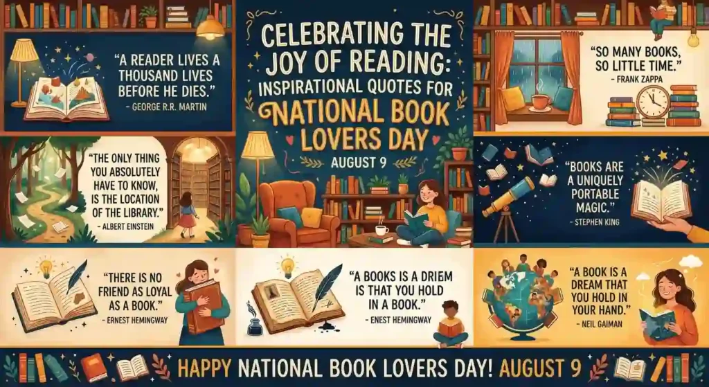 Inspirational National Book Lovers Day Quotes