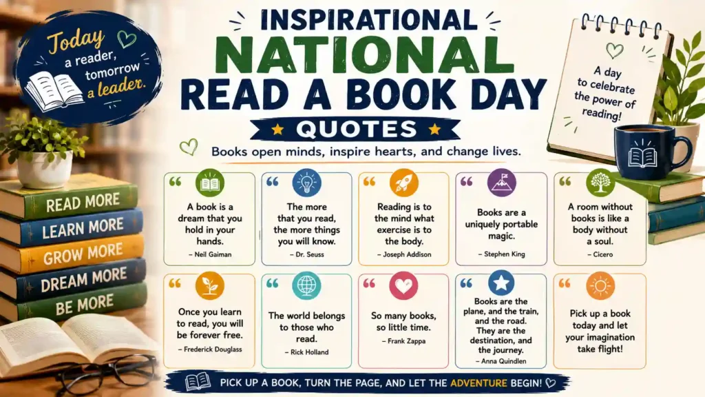  Inspirational National Read a Book Day Quotes