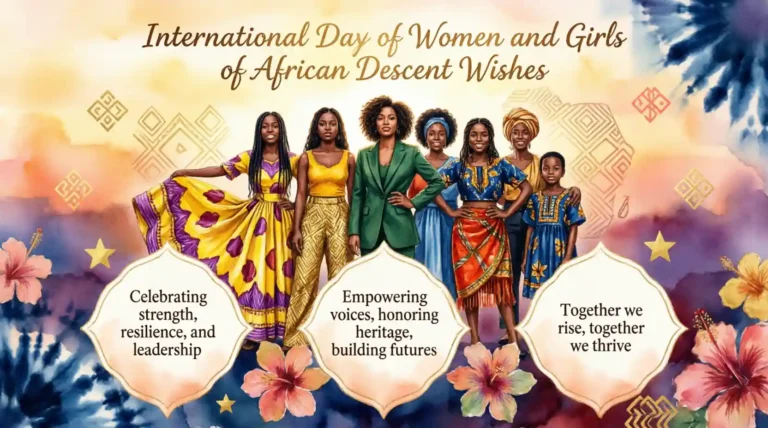 International Day of Women and Girls of African Descent Wishes