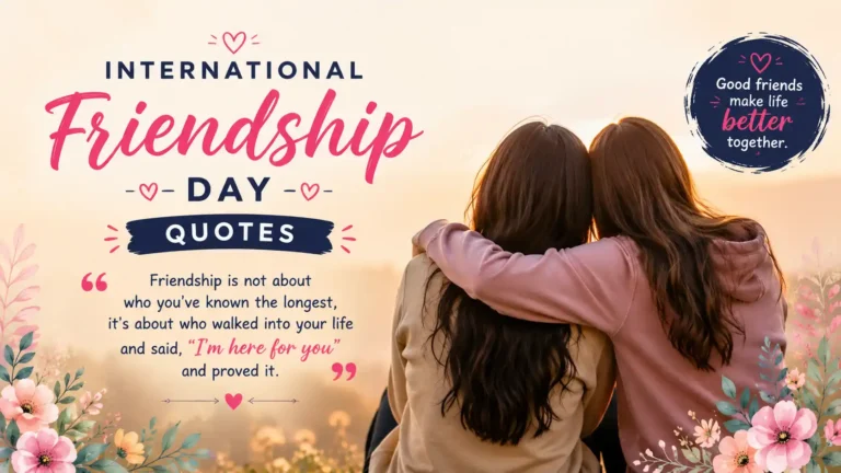 International Friendship Day Quotes