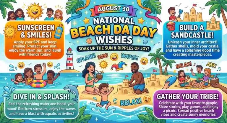 National Beach Day Wishes