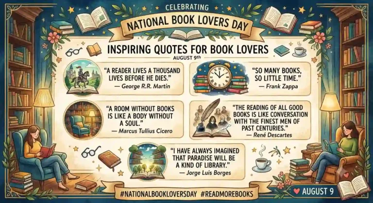 National Book Lovers Day Quotes