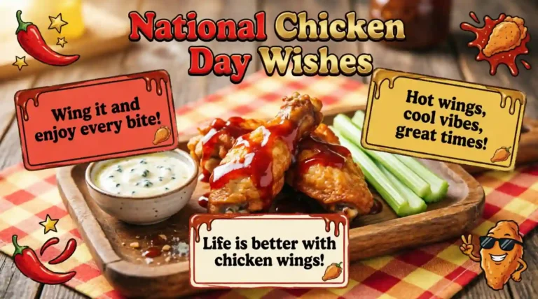 National Chicken Wing Day Wishes