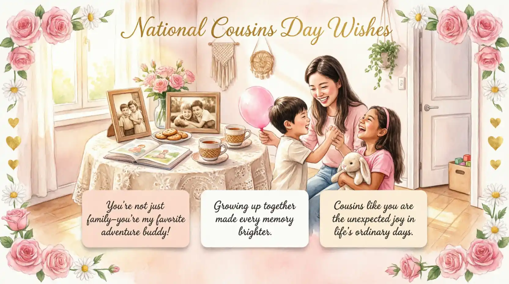 National Cousins Day Wishes