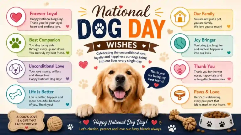 National Dog Day Wishes