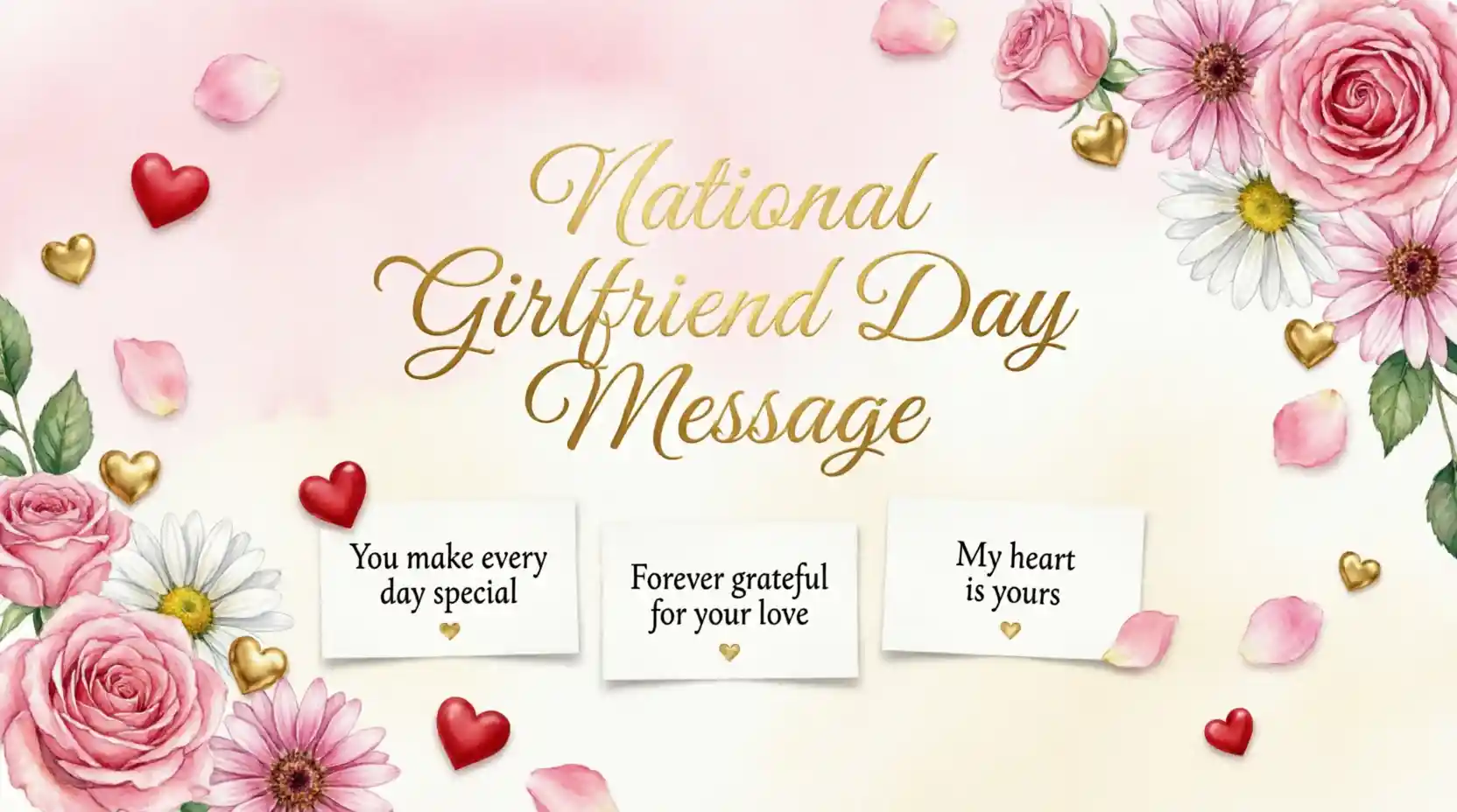 National Girlfriend Day Massege