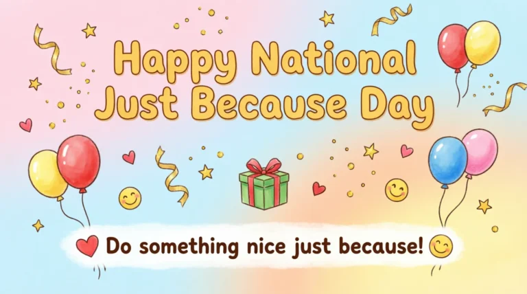 National Just Because Day Wishes
