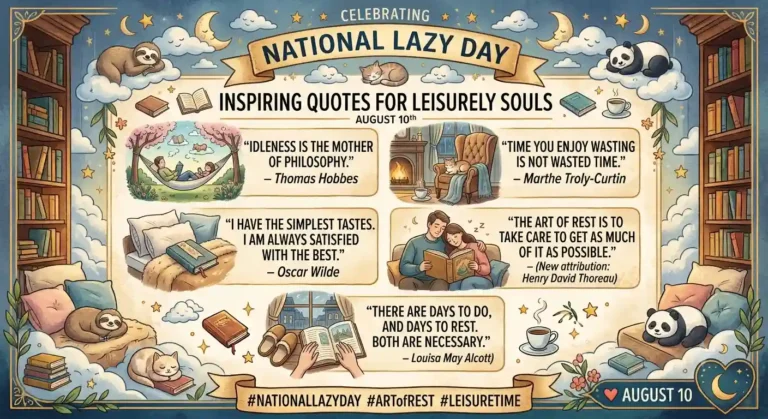 National Lazy Day Quotes