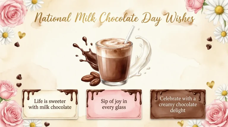 National Milk Chocolate Day Wishes