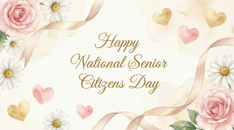 National Senior Citizens Day Wishes