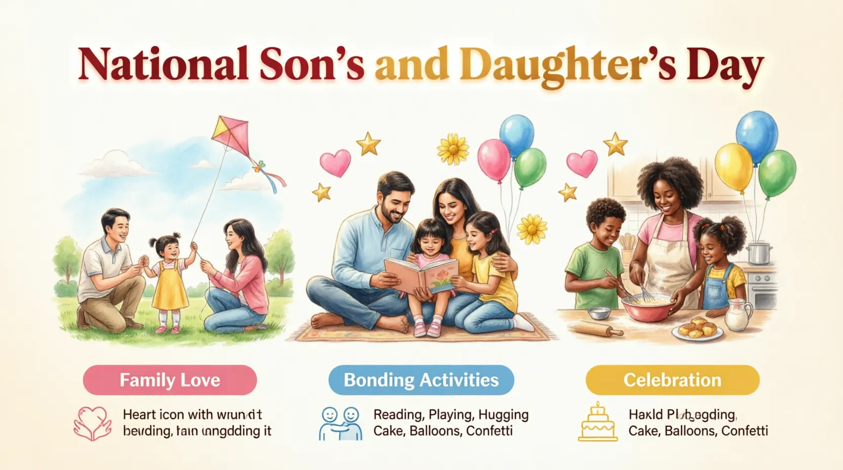 National Son's and Daughter's Day Wishes