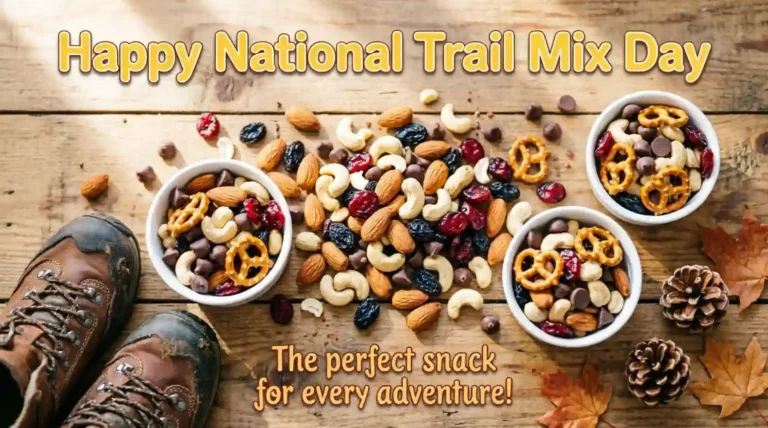 National Trail Mix Day Wishes