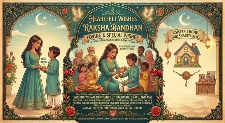 Raksha Bandhan wishes for sister