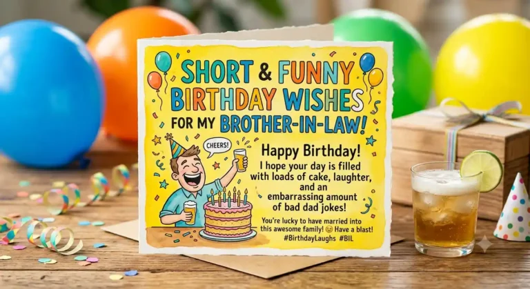 short funny birthday wishes for brother-in-law