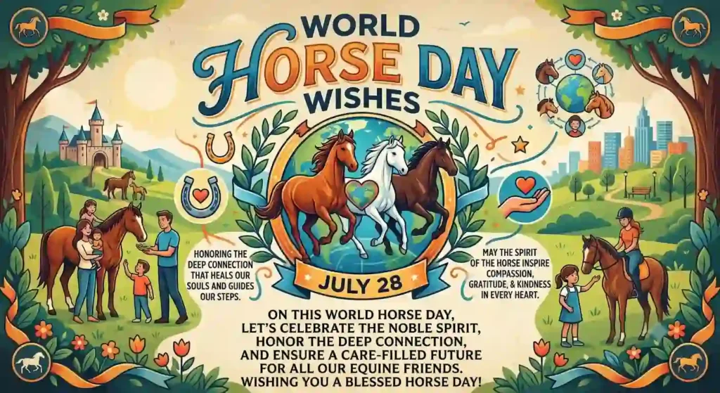 Short World Horse Day Wishes
