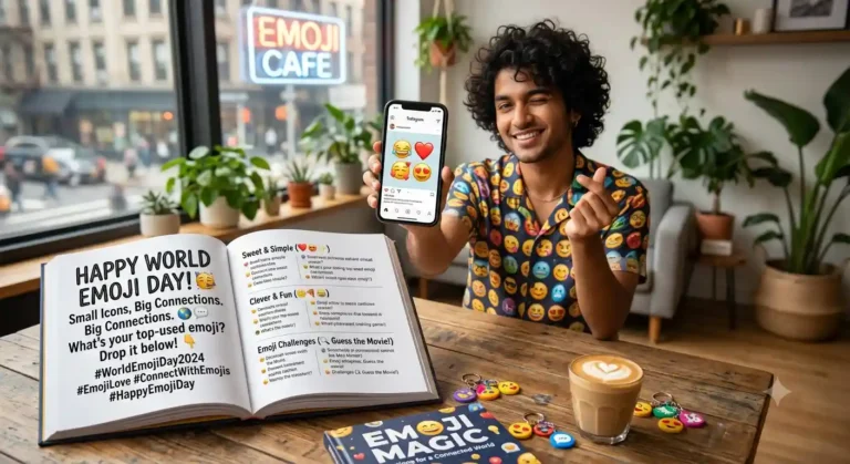 World Emoji Day Captions for Instagram