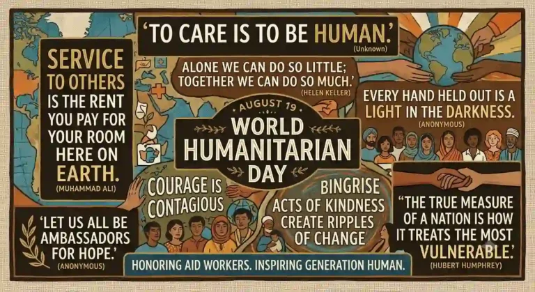 World Humanitarian Day Quotes