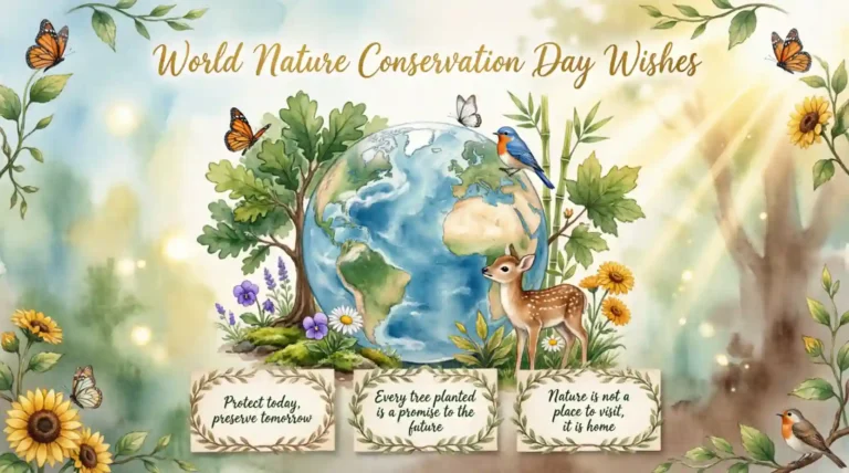 World Nature Conservation Day Wishes