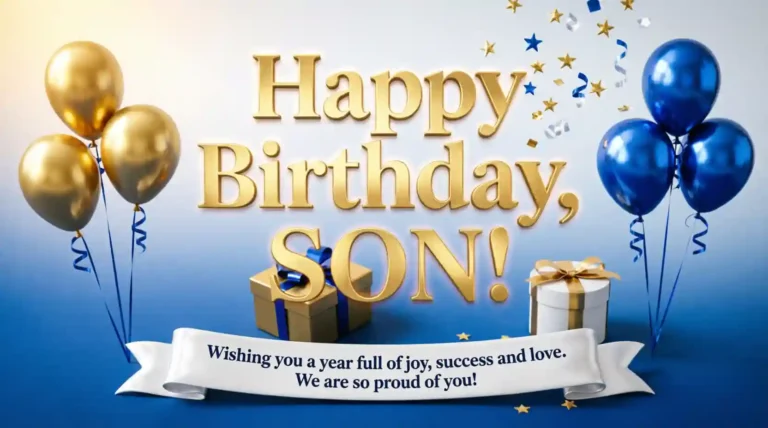 birthday wishes for a son