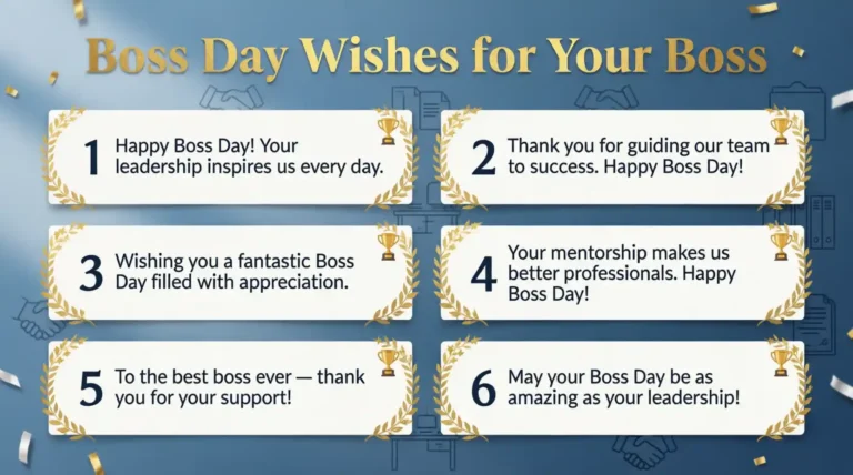Boss Day Wishes for Your Boss