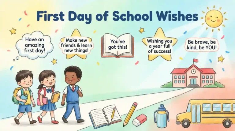 First Day of School Wishes