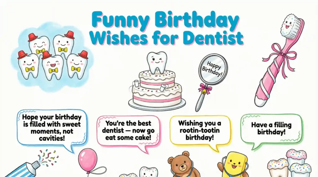 Funny Birthday Wishes for Dentist