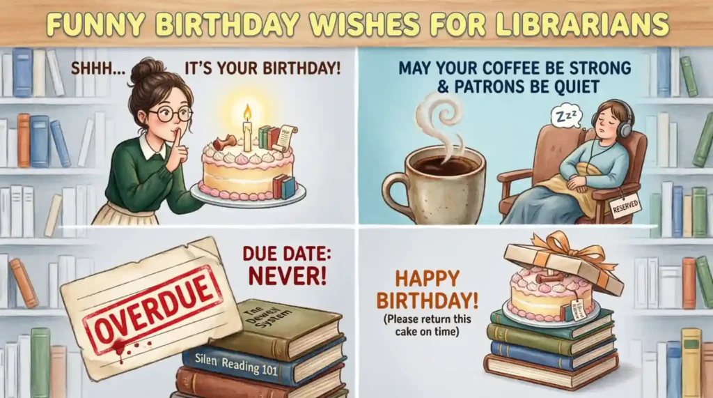  Funny Birthday Wishes for Librarians