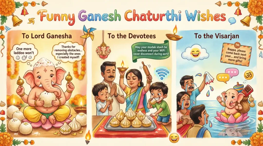  Funny Ganesh Chaturthi Wishes