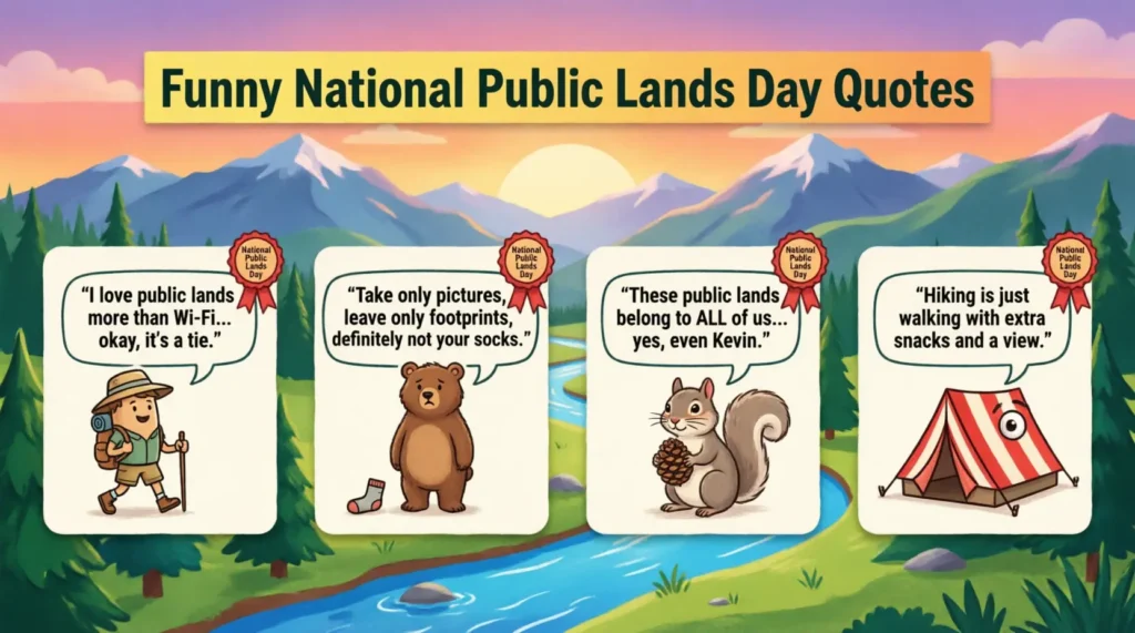 Funny National Public Lands Day Quotes