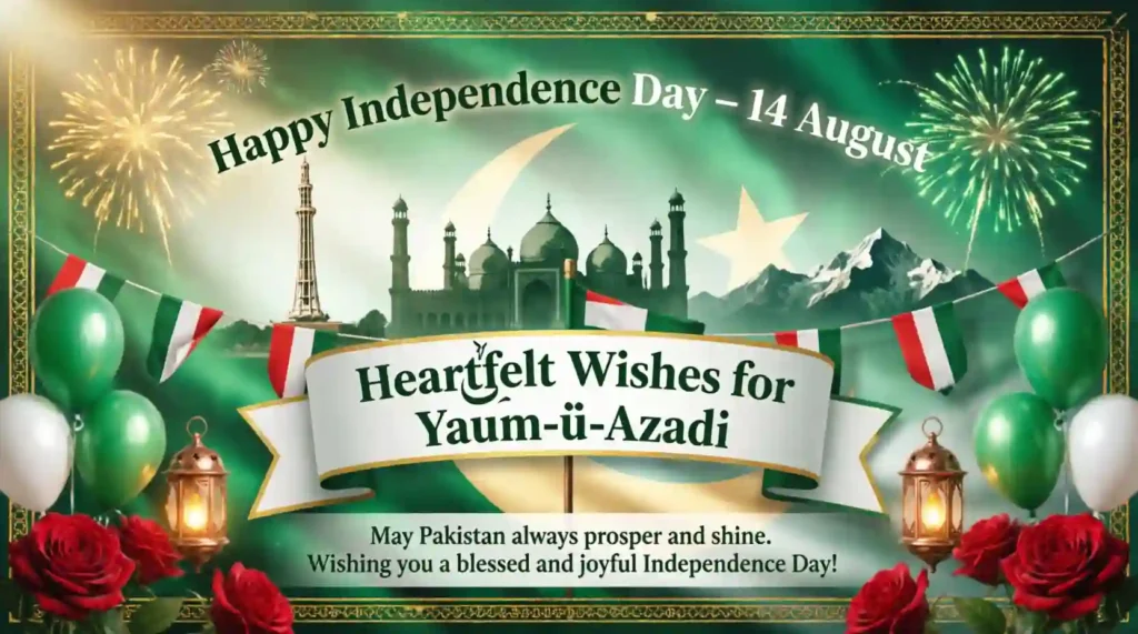 Heartfelt 14 August Wishes