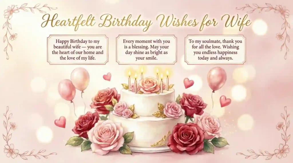 Heartfelt Birthday Wishes for Wife