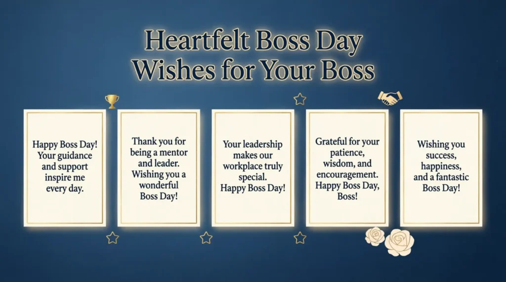 Heartfelt Boss Day Wishes for Your Boss