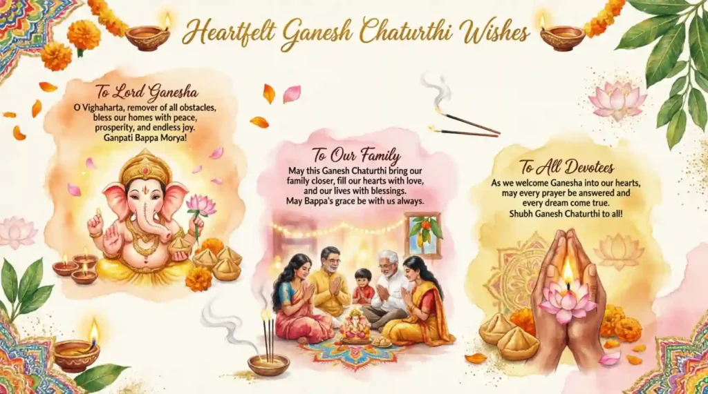 Heartfelt Ganesh Chaturthi Wishes