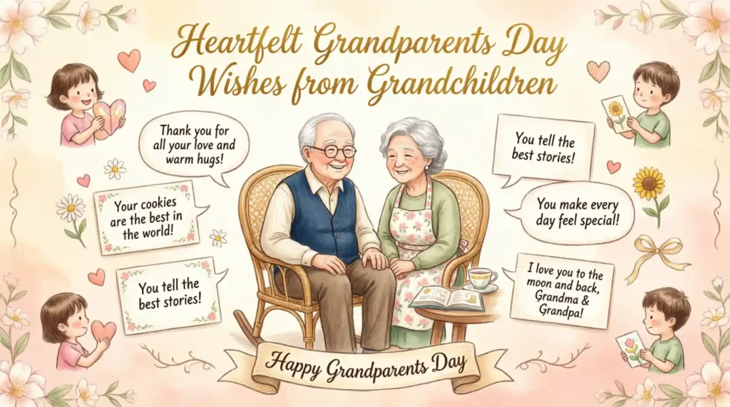 Heartfelt Grandparents Day Wishes from Grandchildren