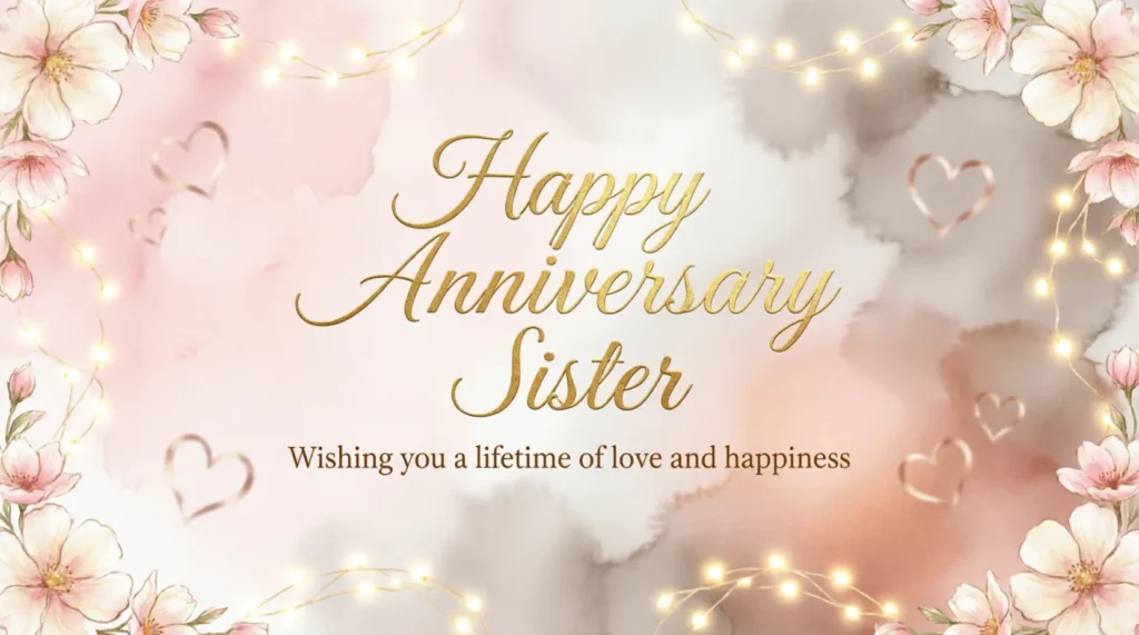  Heartfelt Happy Anniversary Wishes for Sister