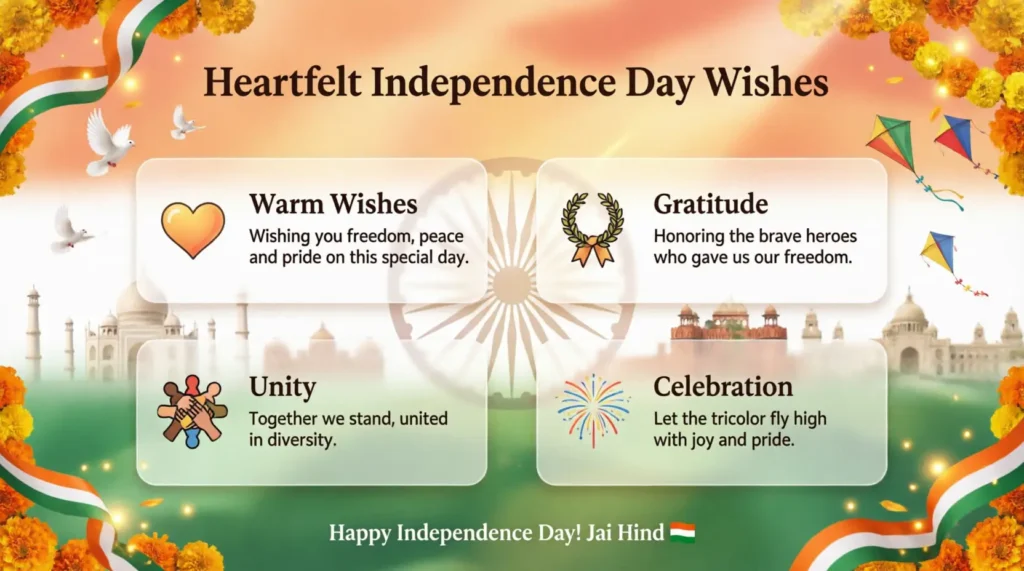Heartfelt Independence Day Wishes