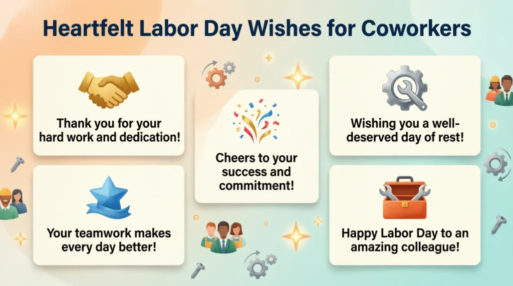 Heartfelt Labor Day Wishes for Coworkers