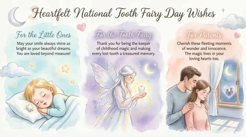 Heartfelt National Tooth Fairy Day Wishes