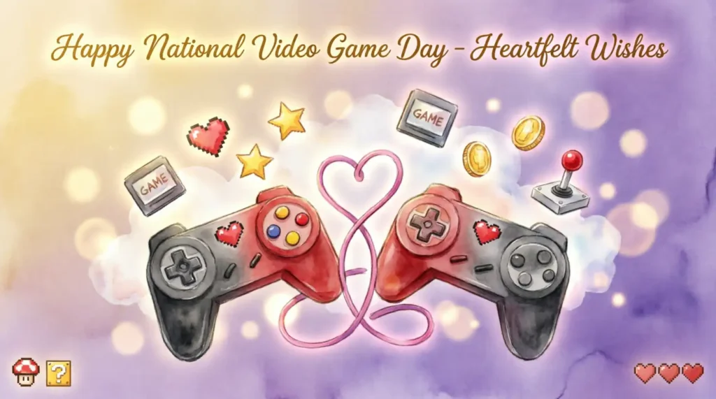 Heartfelt National Video Game Day Wishes