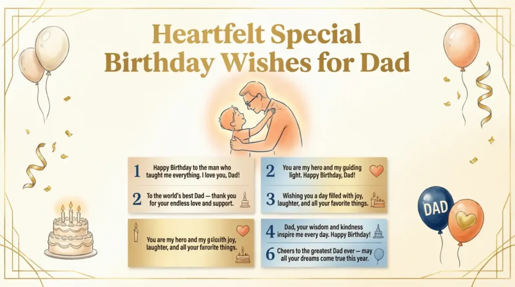 Heartfelt Special Birthday Wishes for Dad