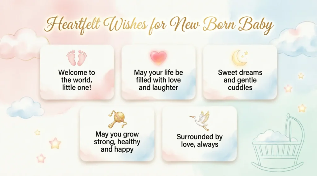 Heartfelt Wishes for New Born Baby