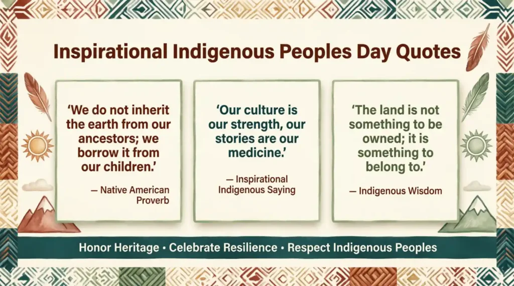 Inspirational Indigenous Peoples Day Quotes