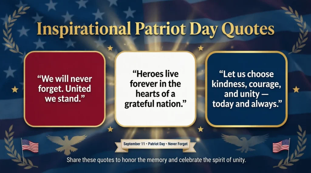 Inspirational Patriot Day Quotes for Social Media