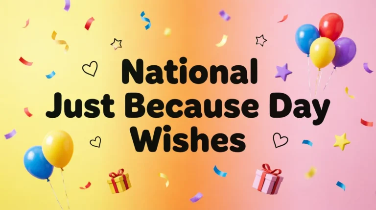 National Just Because Day Wishes