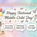 National Middle Child Day Wishes