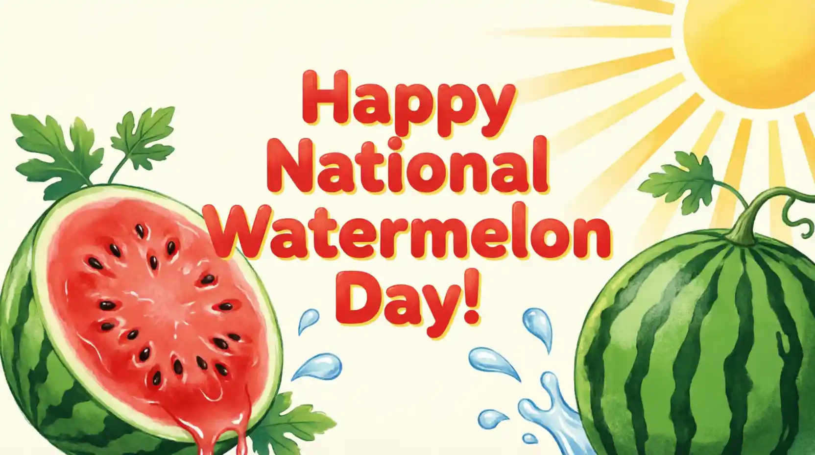 National Watermelon Day Wishes